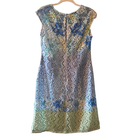 Kay Unger New York Sleeveless Sequins Mini Dress Size 10. - Picture 2 of 12